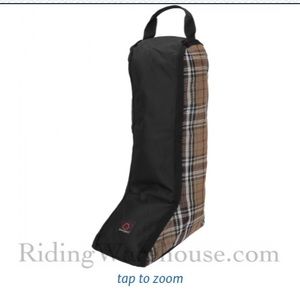 Tall English Kensington boot bag